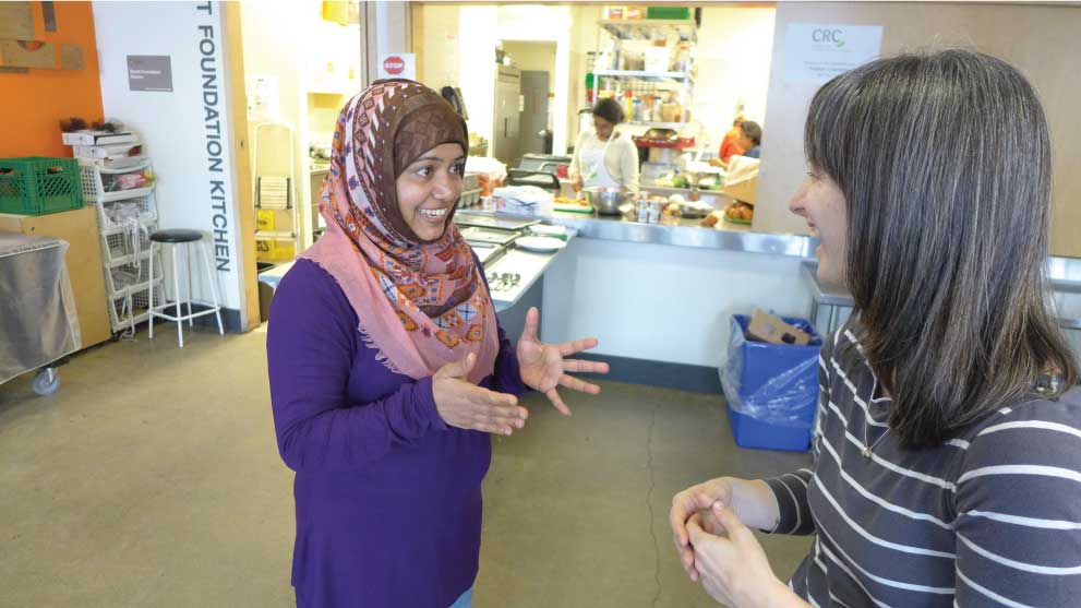 ra, a peer advocate for Regent Park Community Food Centre (CFCC)